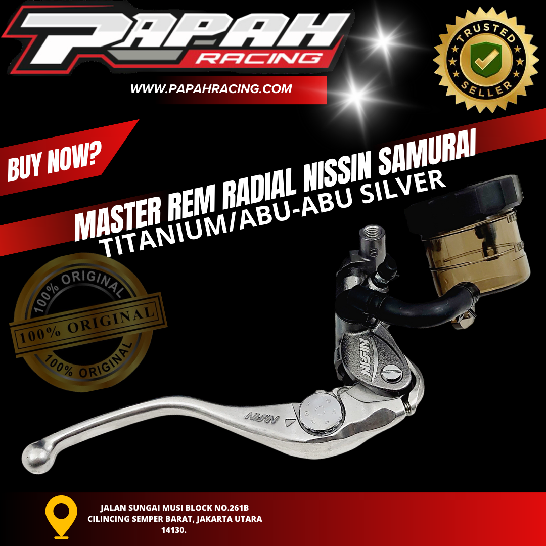 MASTER REM RADIAL NISSIN SAMURAI TITANIUM/ABU-ABU SILVER